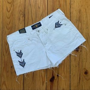 NWT Lucky Brand The Cutoff White Shorts size 28